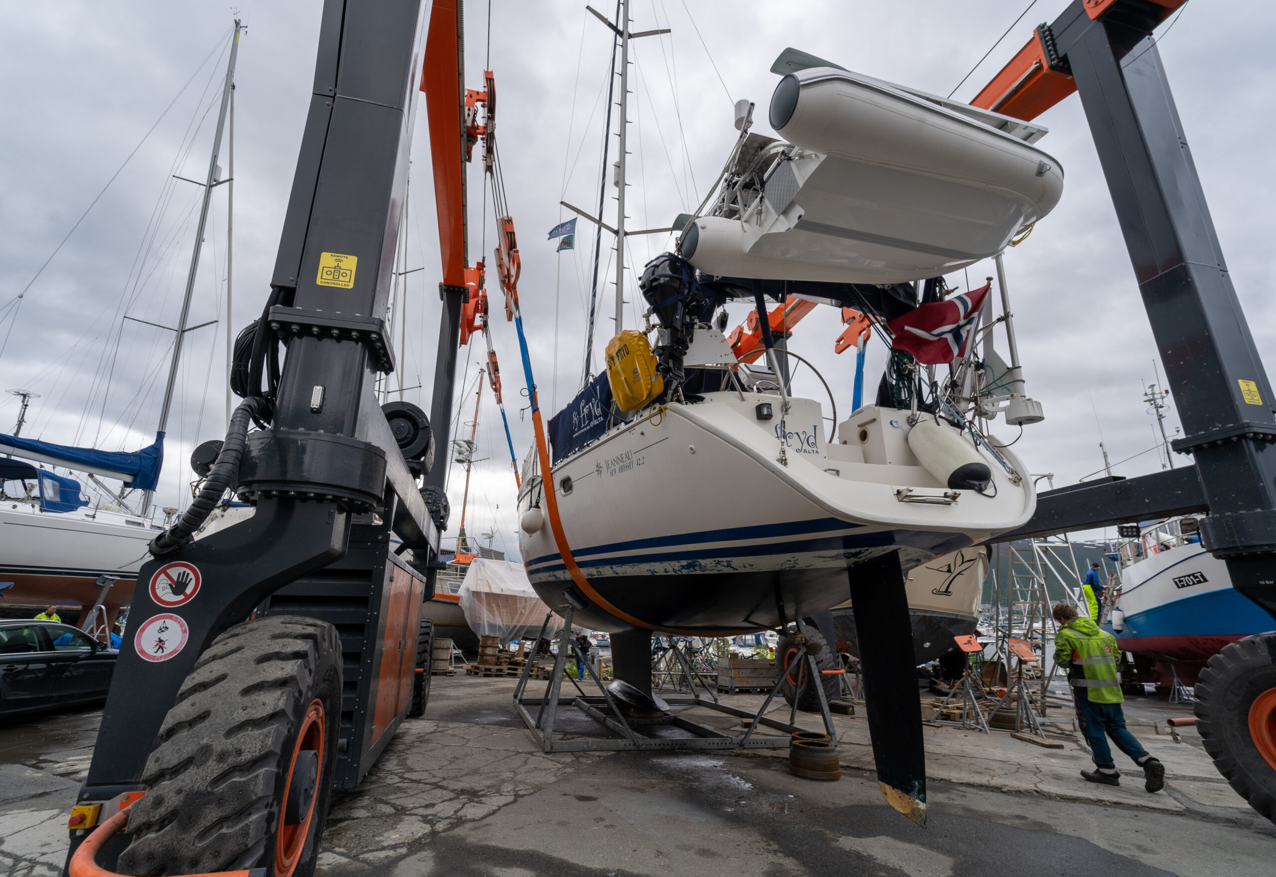 Tunge løft, Fryd veier nesten 10 tonn